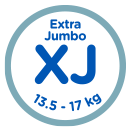 KleenBebé® Absorsec®  XJ extra jumbo Etapa 6