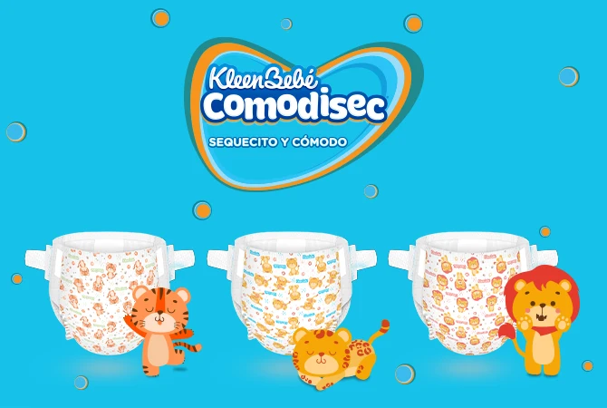 KleenBebé® Comodisec® Nuevos diseños