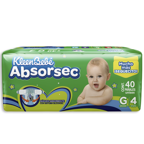 KleenBebé® Absorsec® G Grande Etapa 4