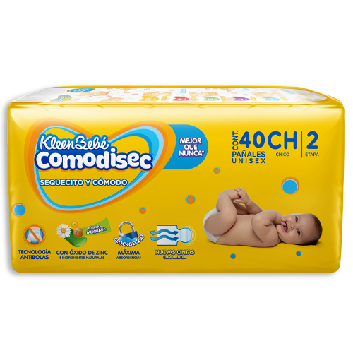 Tu bebé merece estar siempre sequecito y cómodo, por eso tenemos KleenBebé® Comodisec® para que siempre esté contento.